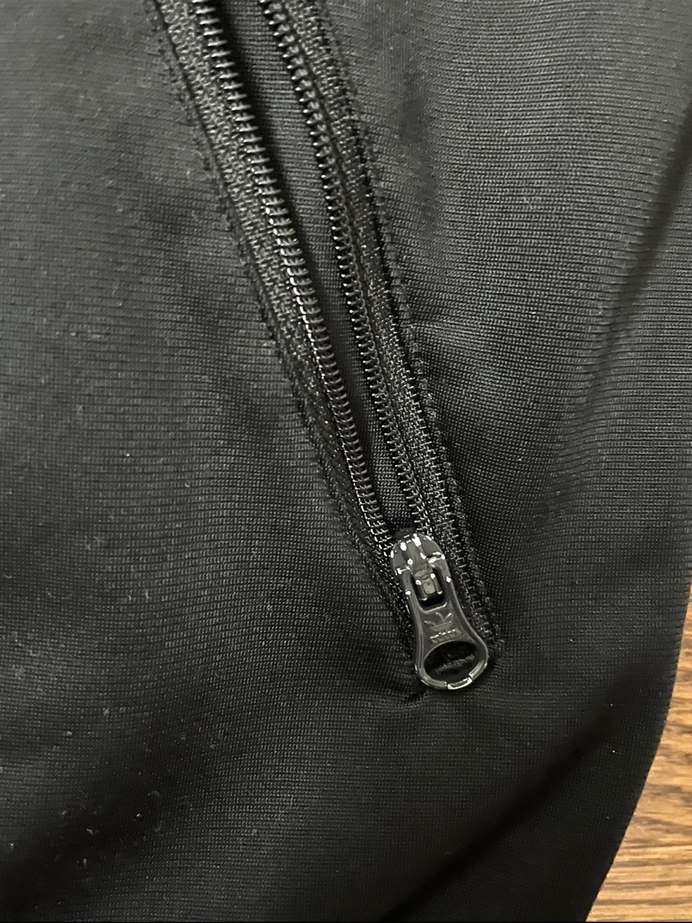 adidas Black Track Jacket with White Three-Stripes - Picture 3 of 6